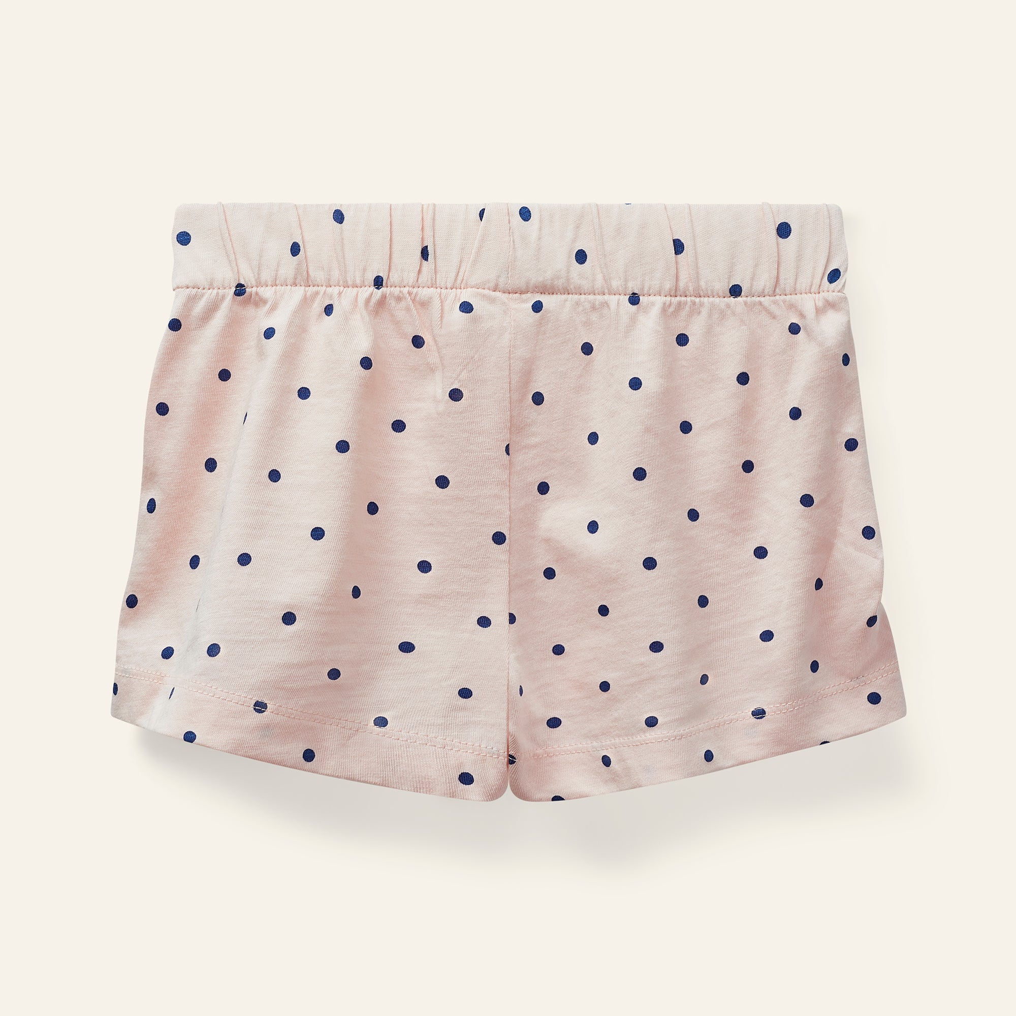 Mini Polka Short - Pale Pink Polka