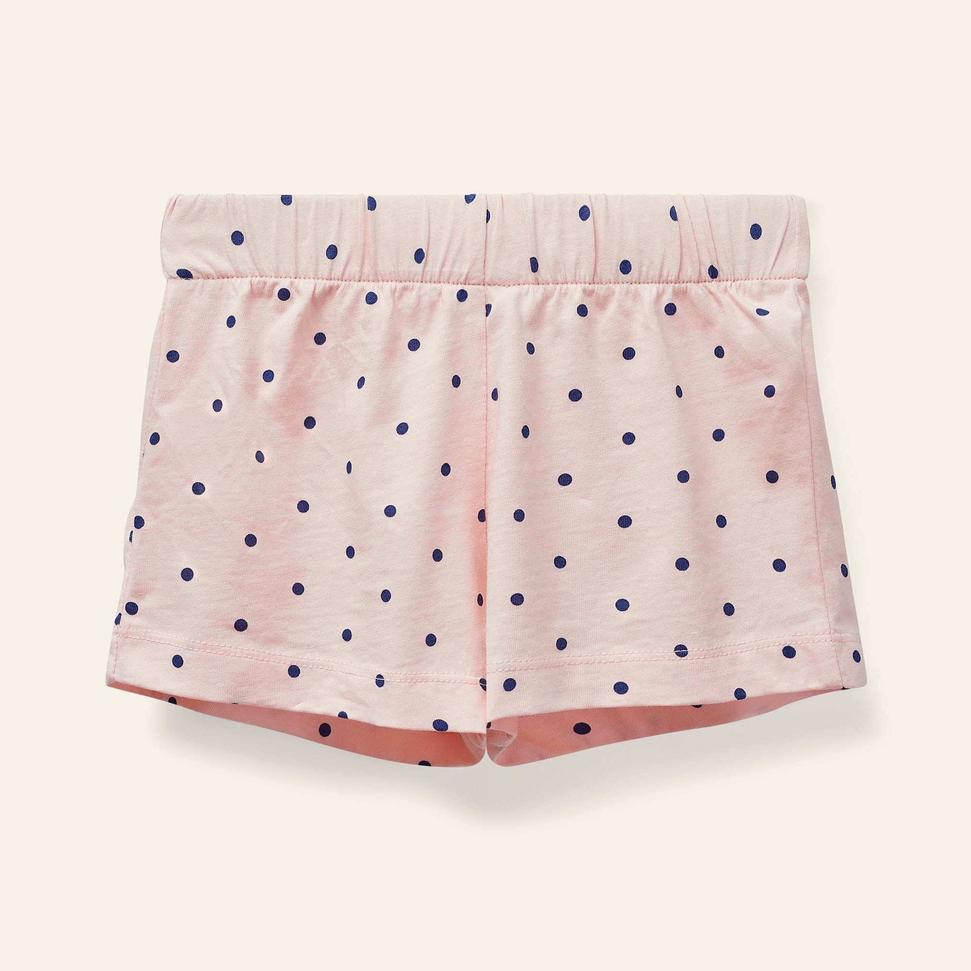 Mini Polka Short - Pale Pink Polka