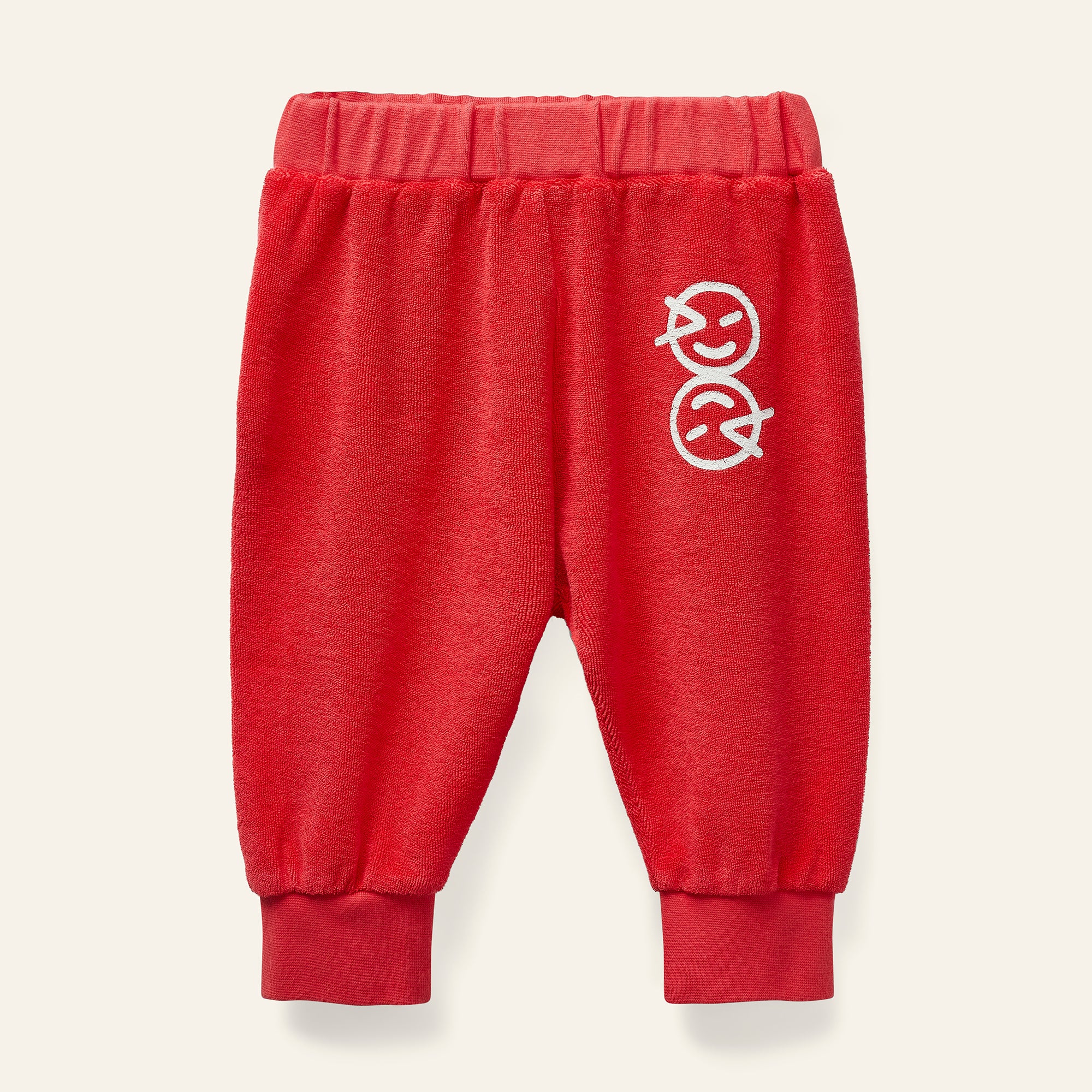 Mini Keel Terry Track Pant - Sunset Red