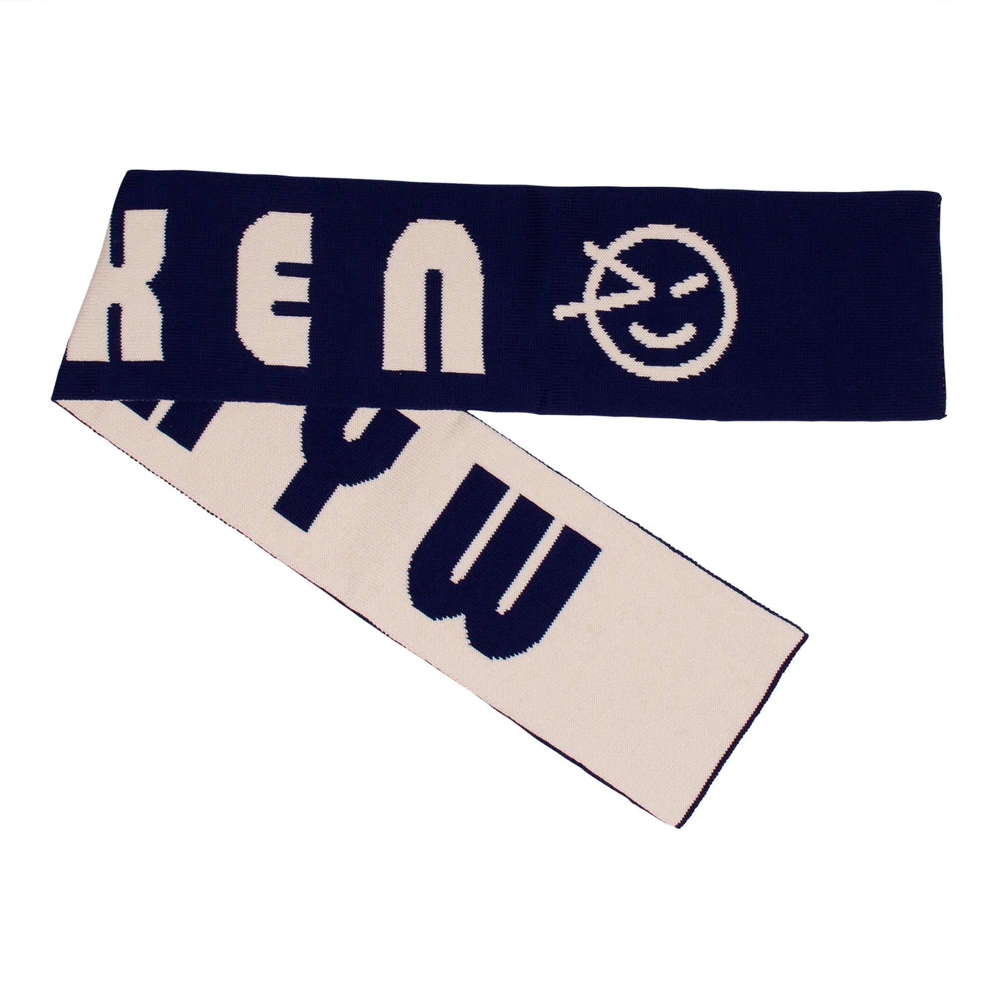 Wynken Scarf - Navy/Ecru