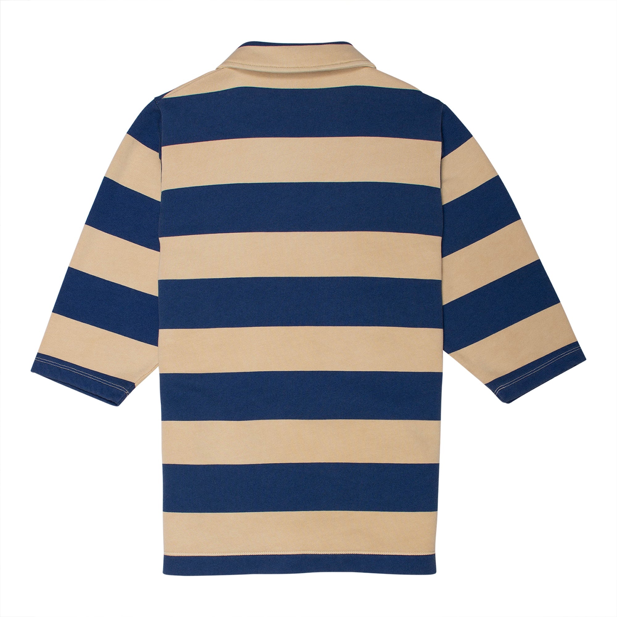 Amore Jersey Dress - Sand/Cobalt Stripe