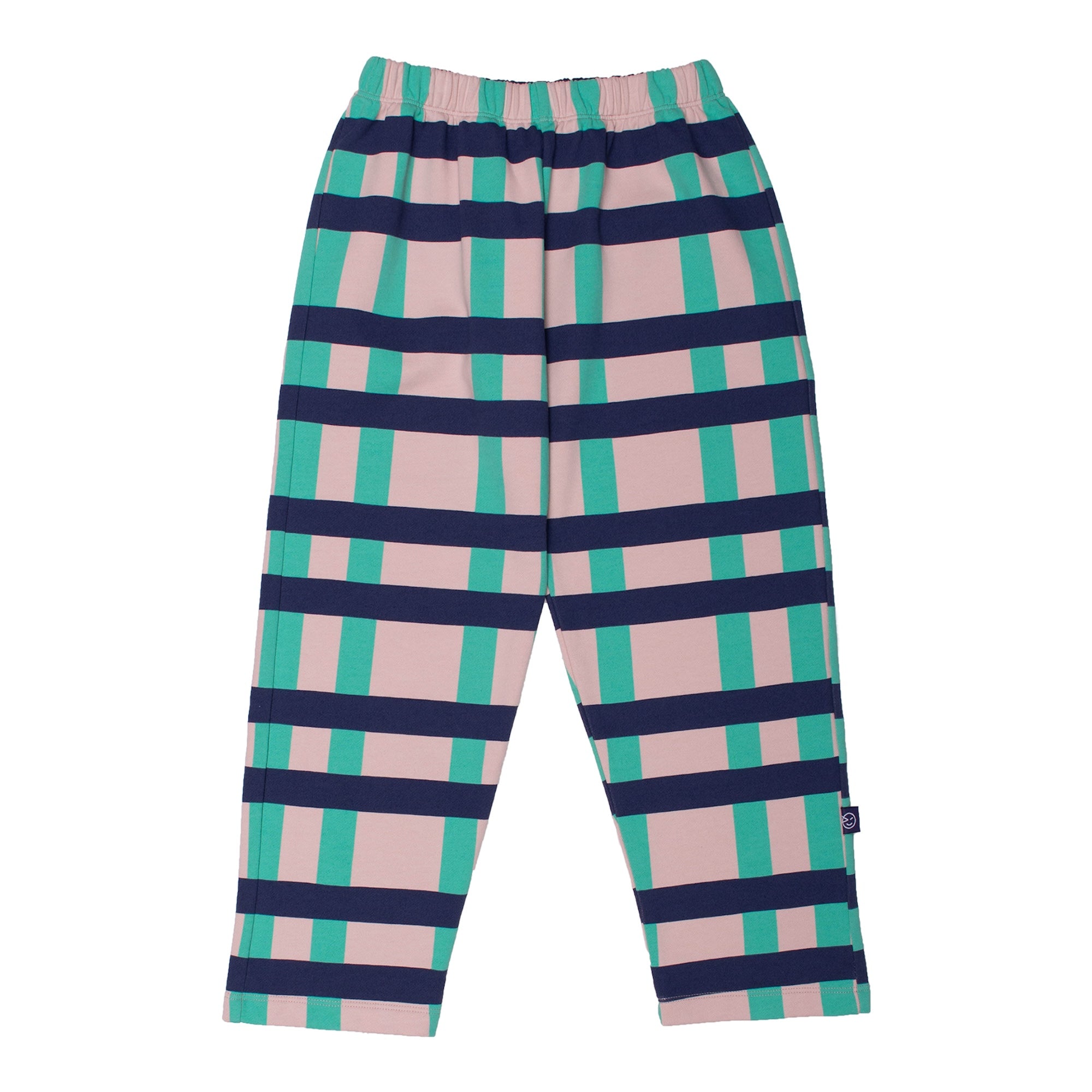 Tulip Pant - Big Check Mint/Rich Navy