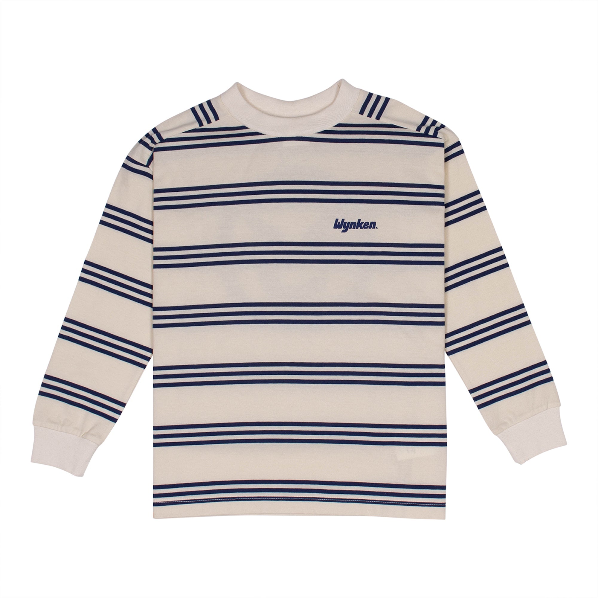 Triple Stripe Wynken Tee - Ecru/Navy