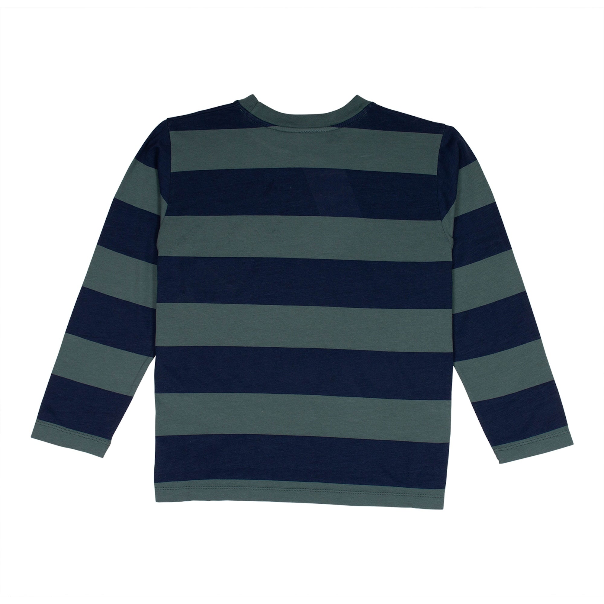 Stripe Base Layer - Soft Green/Rich Navy