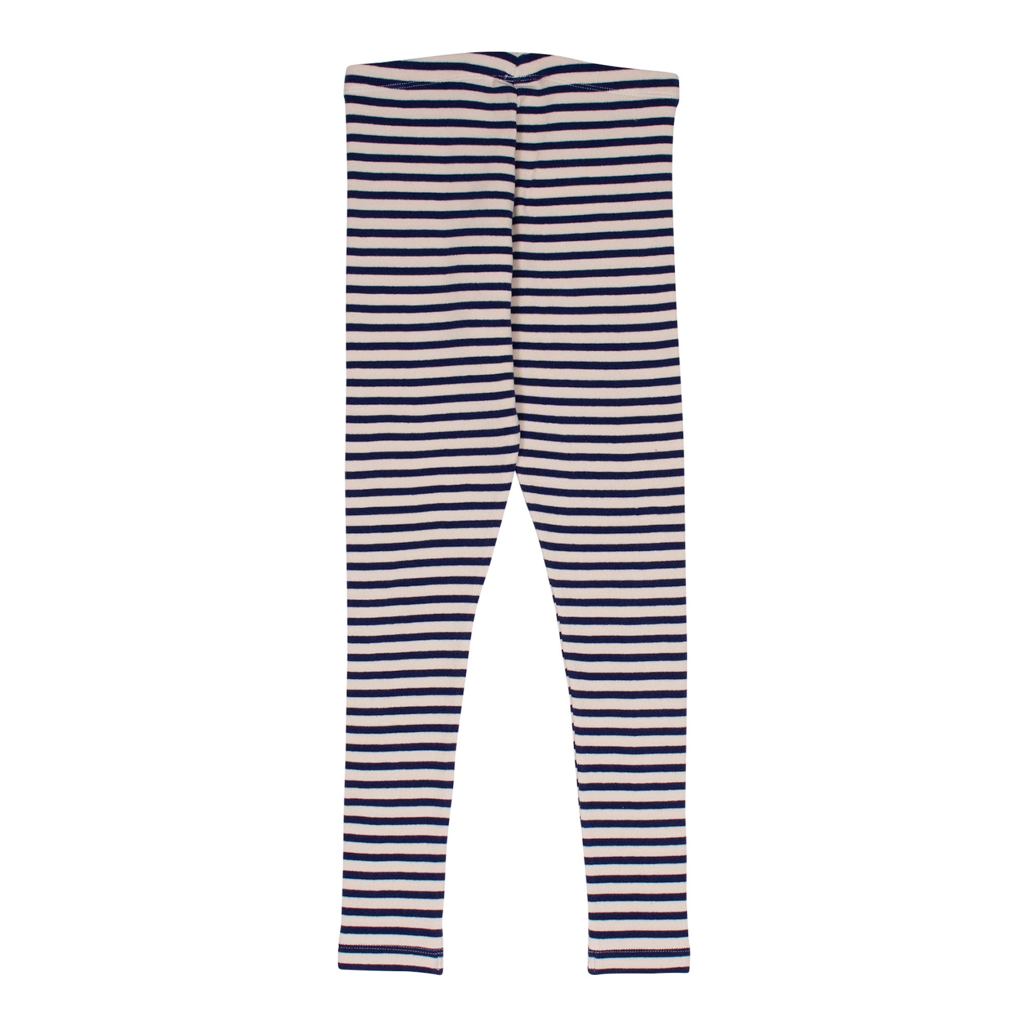 Stripe Legging - Navy/Ecru