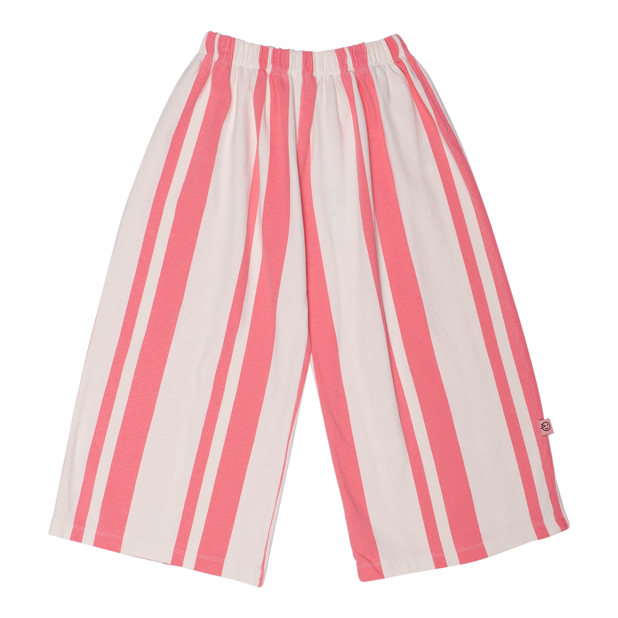 Wide Leg Pant - Fantastic Stripe Bubble Pink