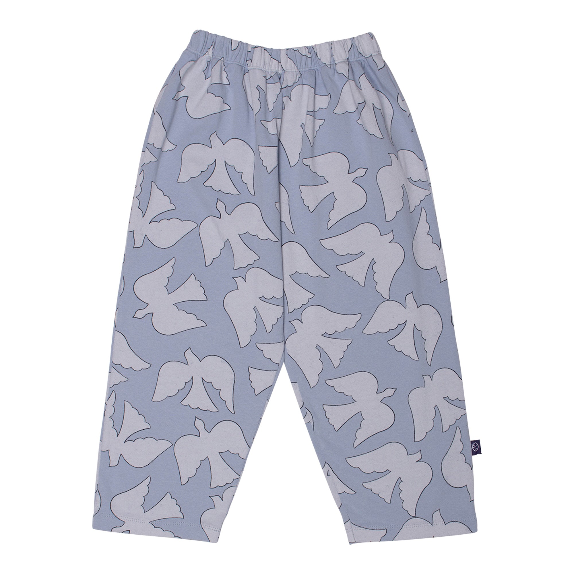 Vela Pant - Blue Grey Birds