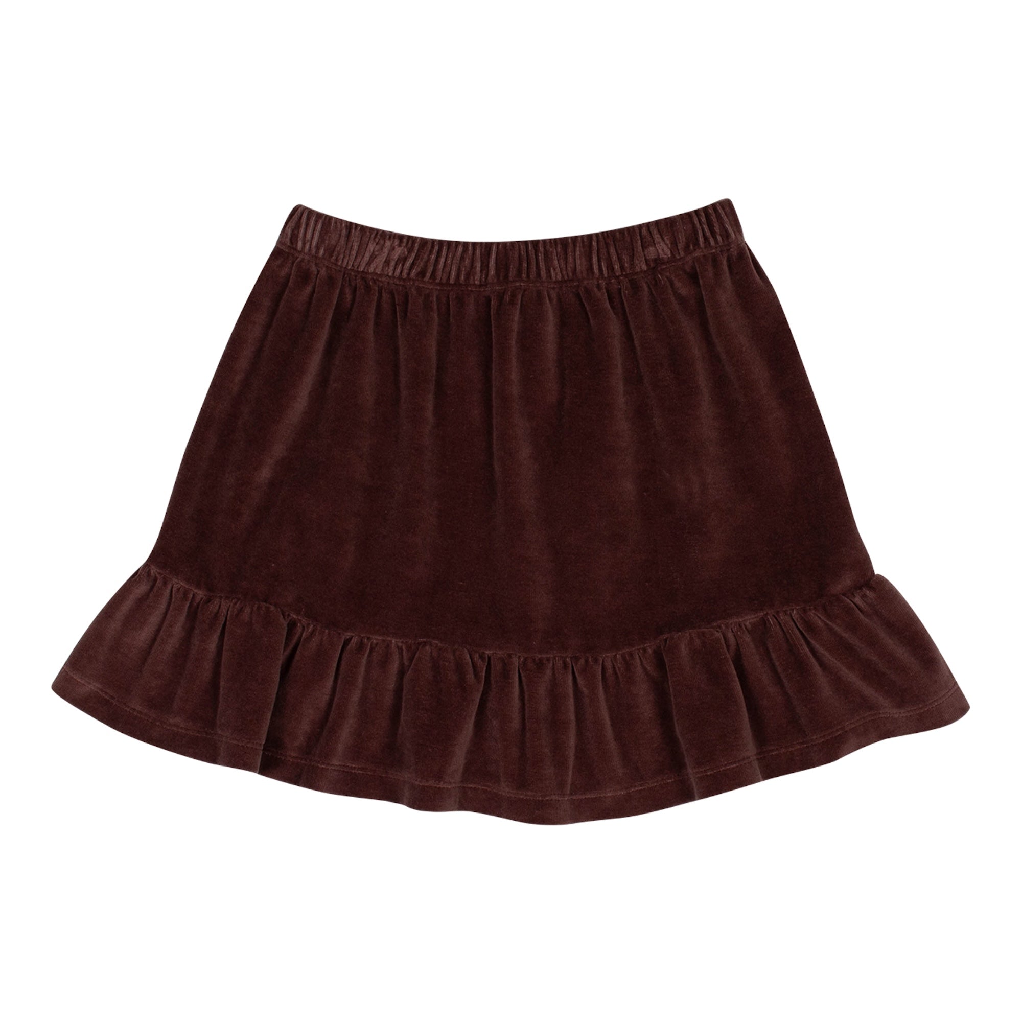 Velour Skirt - Choc