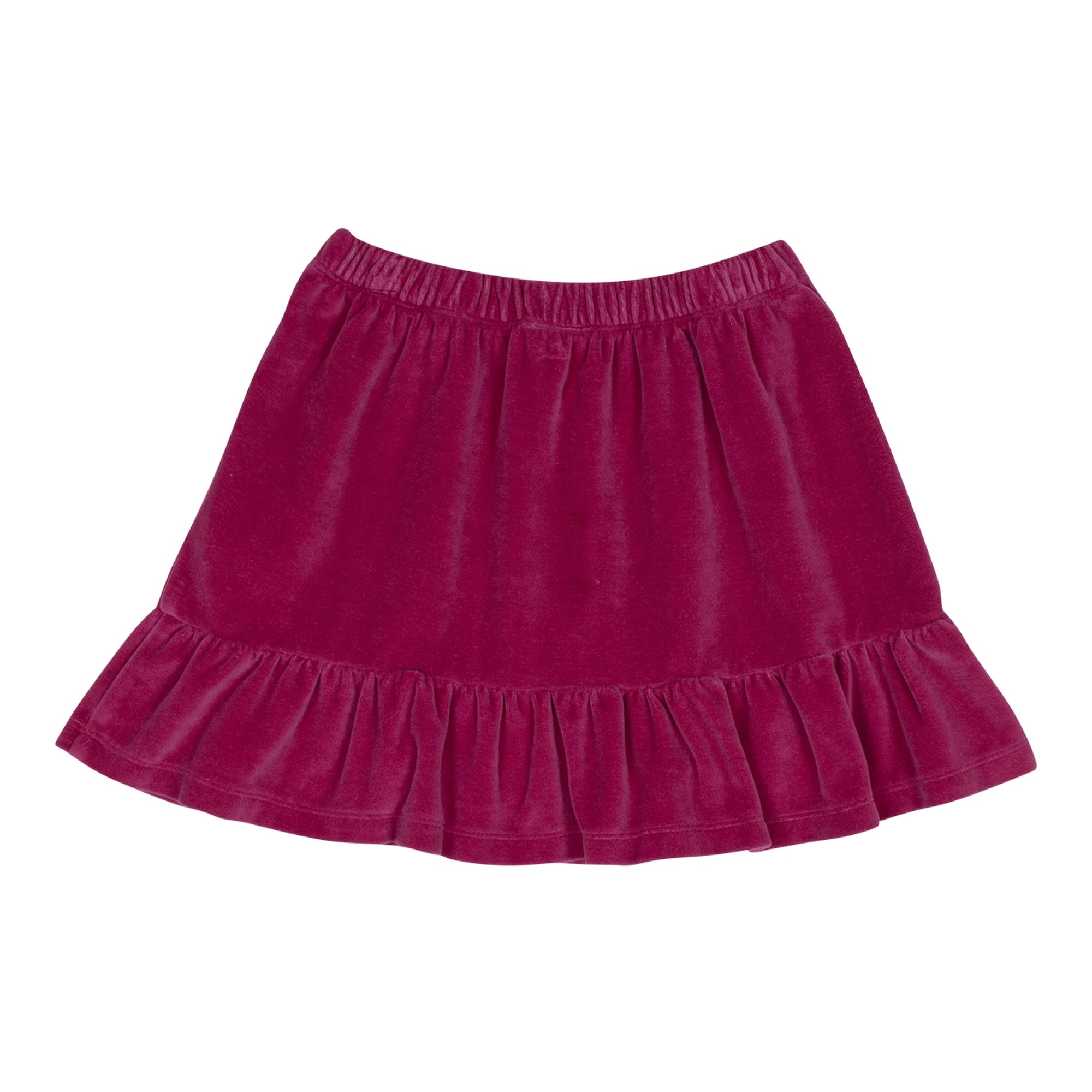 Velour Skirt - Magenta