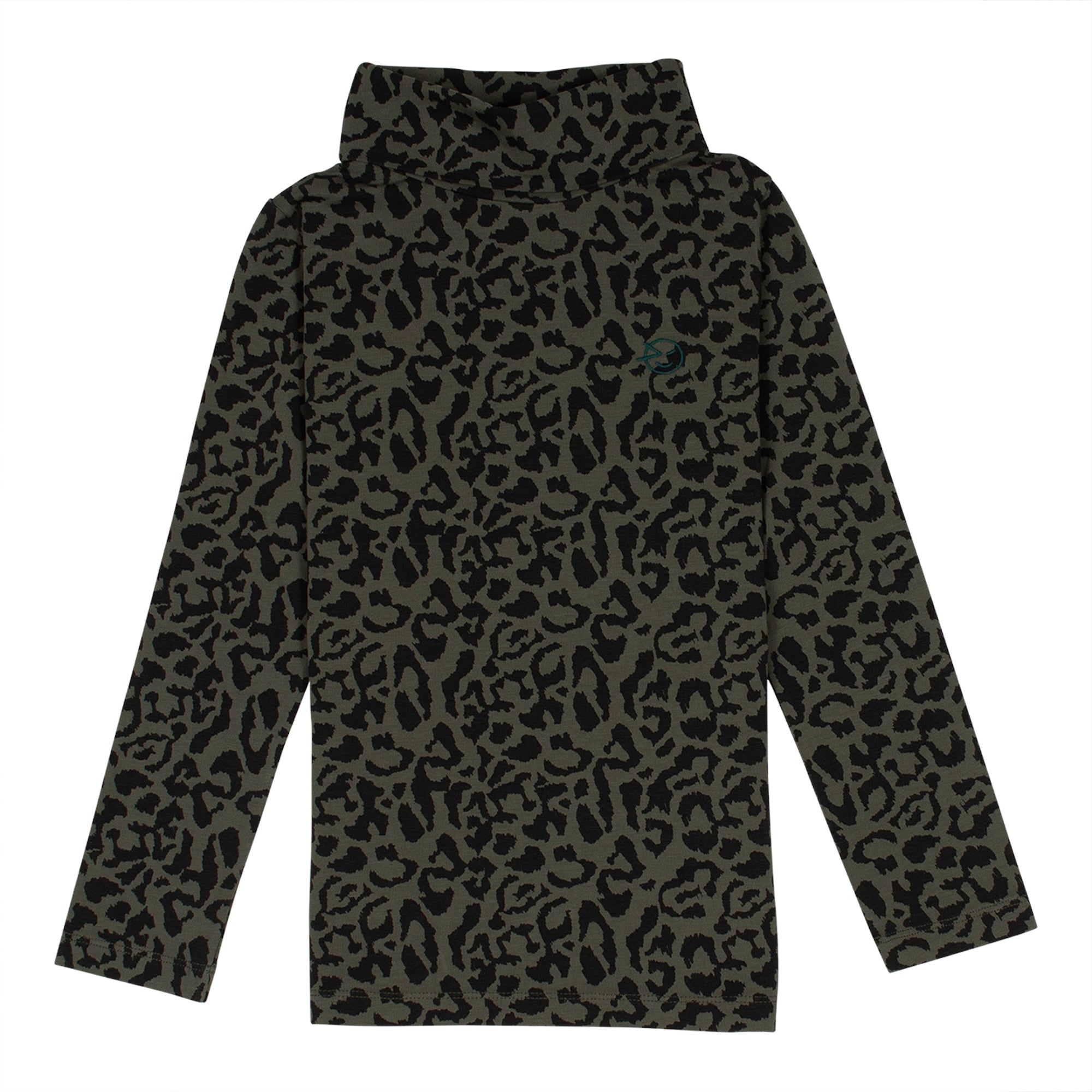 Pony Roll Neck - Khaki Leopard