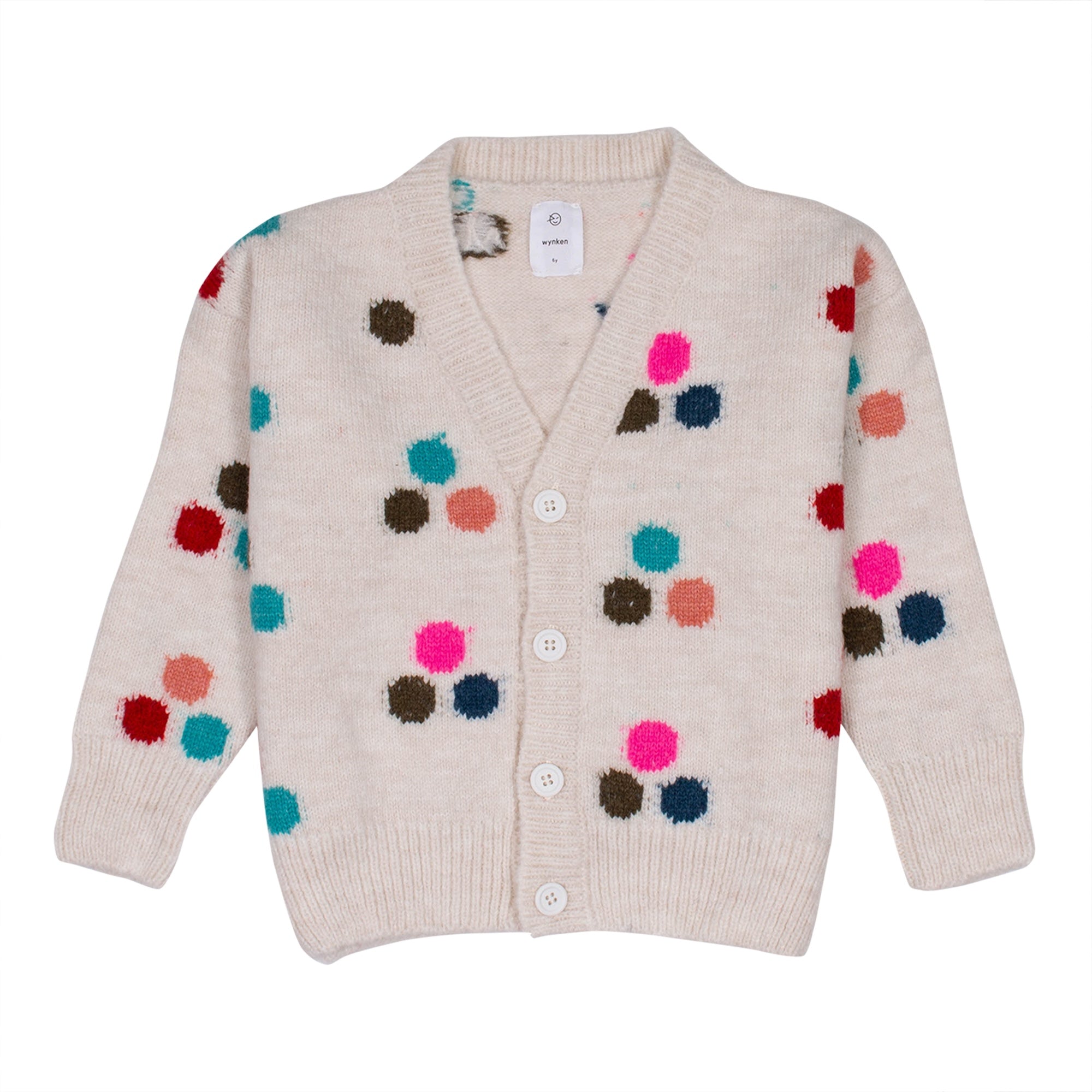 Flag Cardigan - Multi Dot