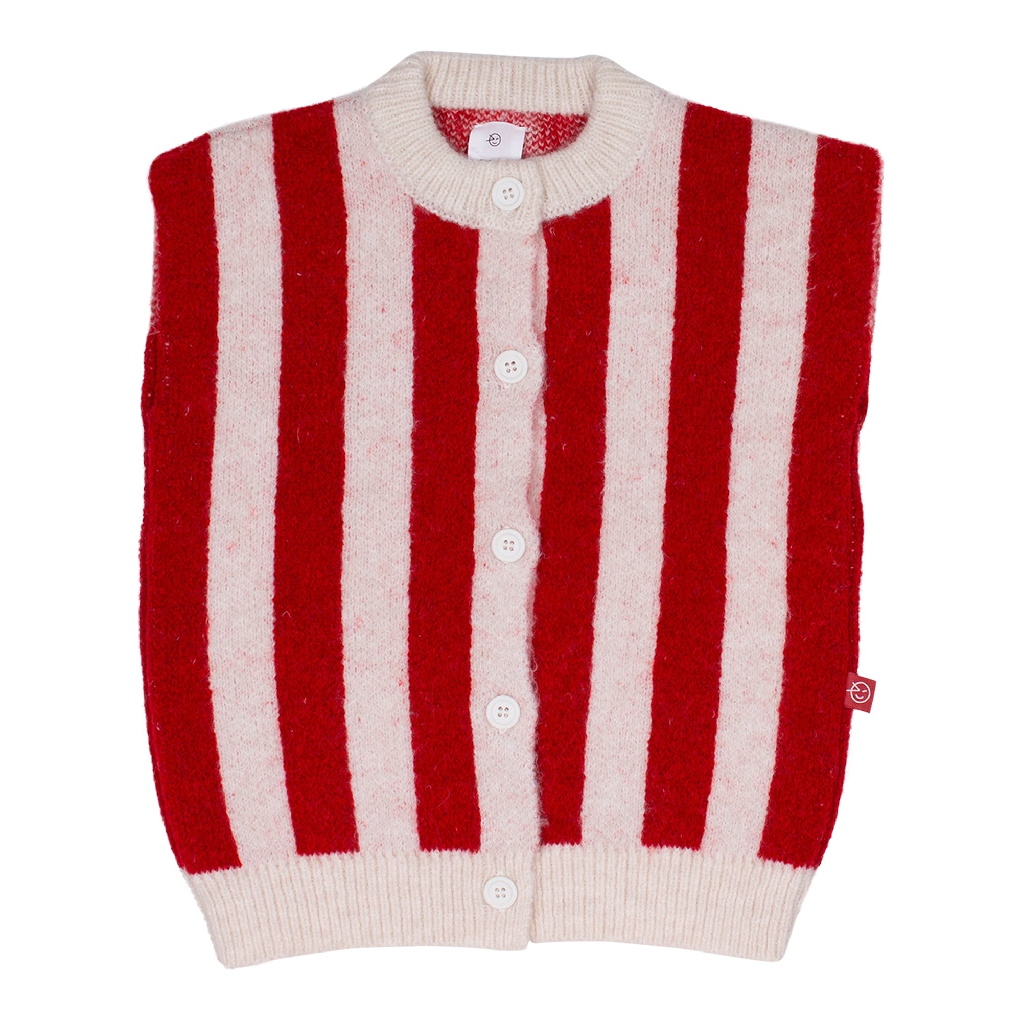 Sator Waistcoat - Red Stripe