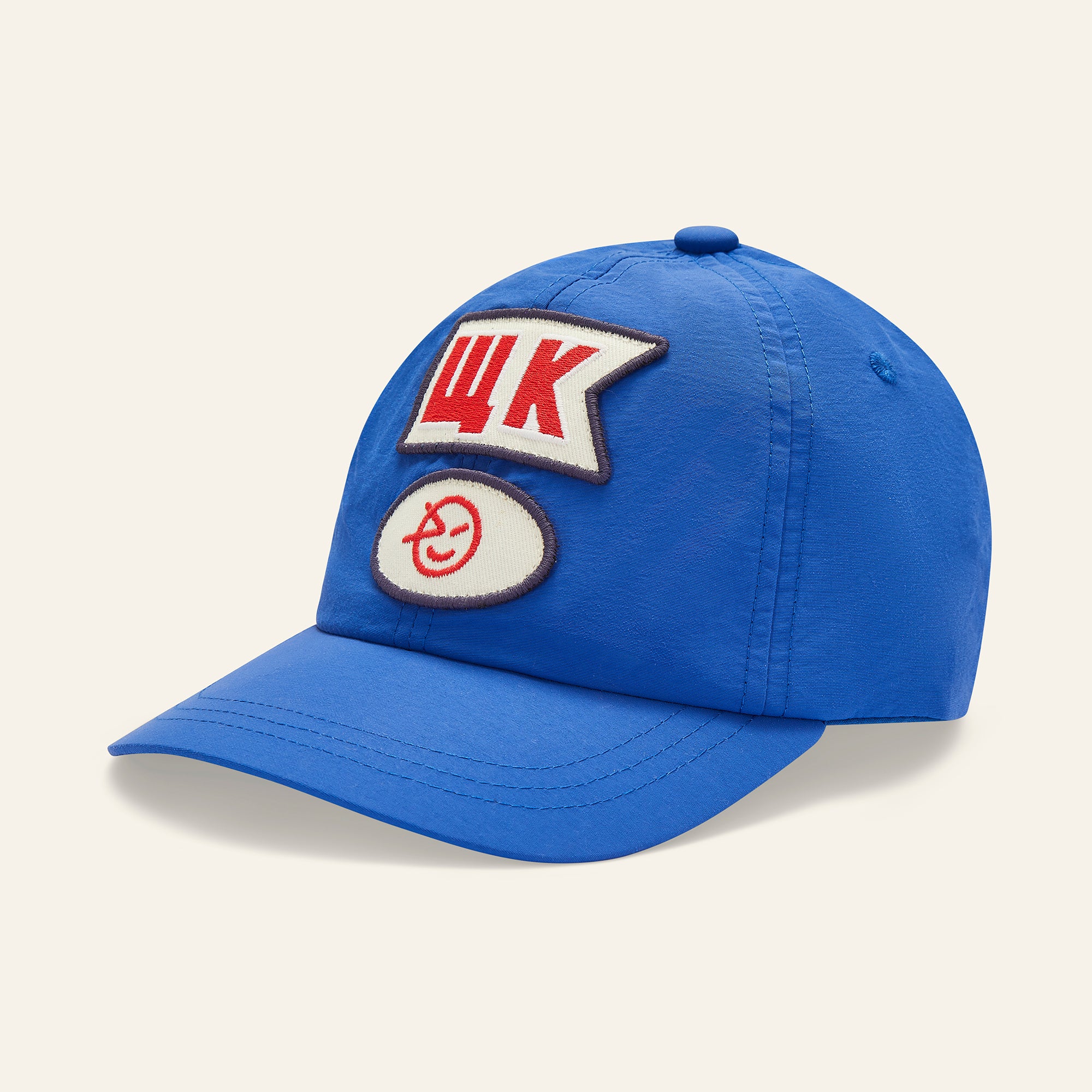 Nylon Badge Cap - Strong Blue