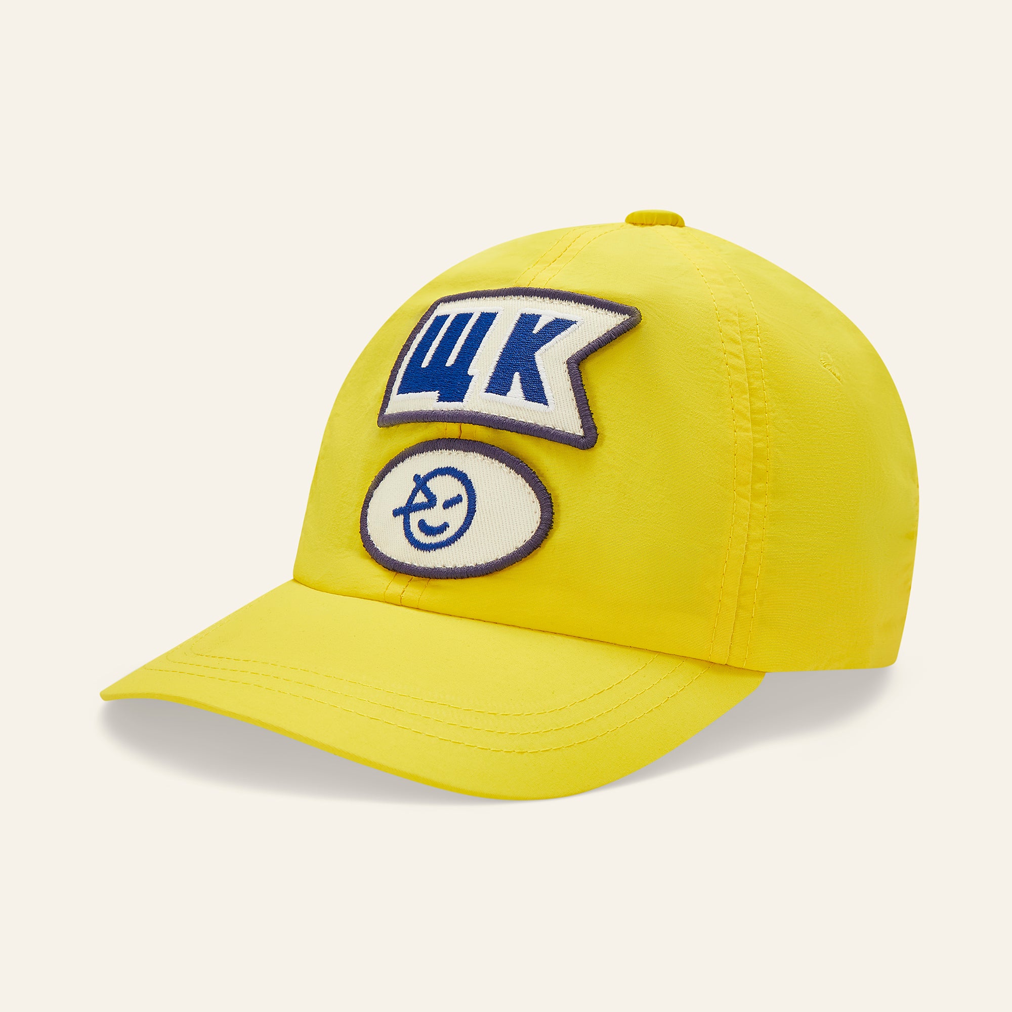 Nylon Badge Cap - Yellow