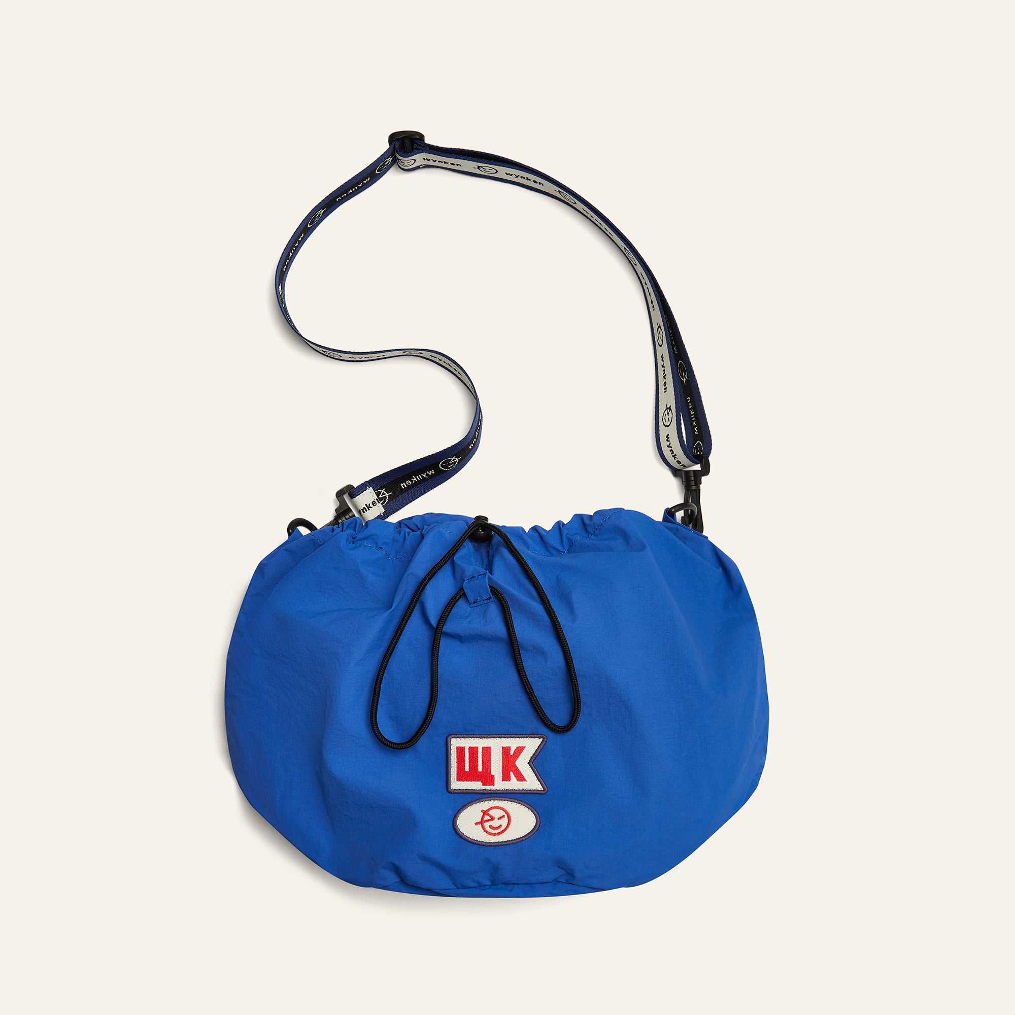 Nylon Football Bag - Strong Blue