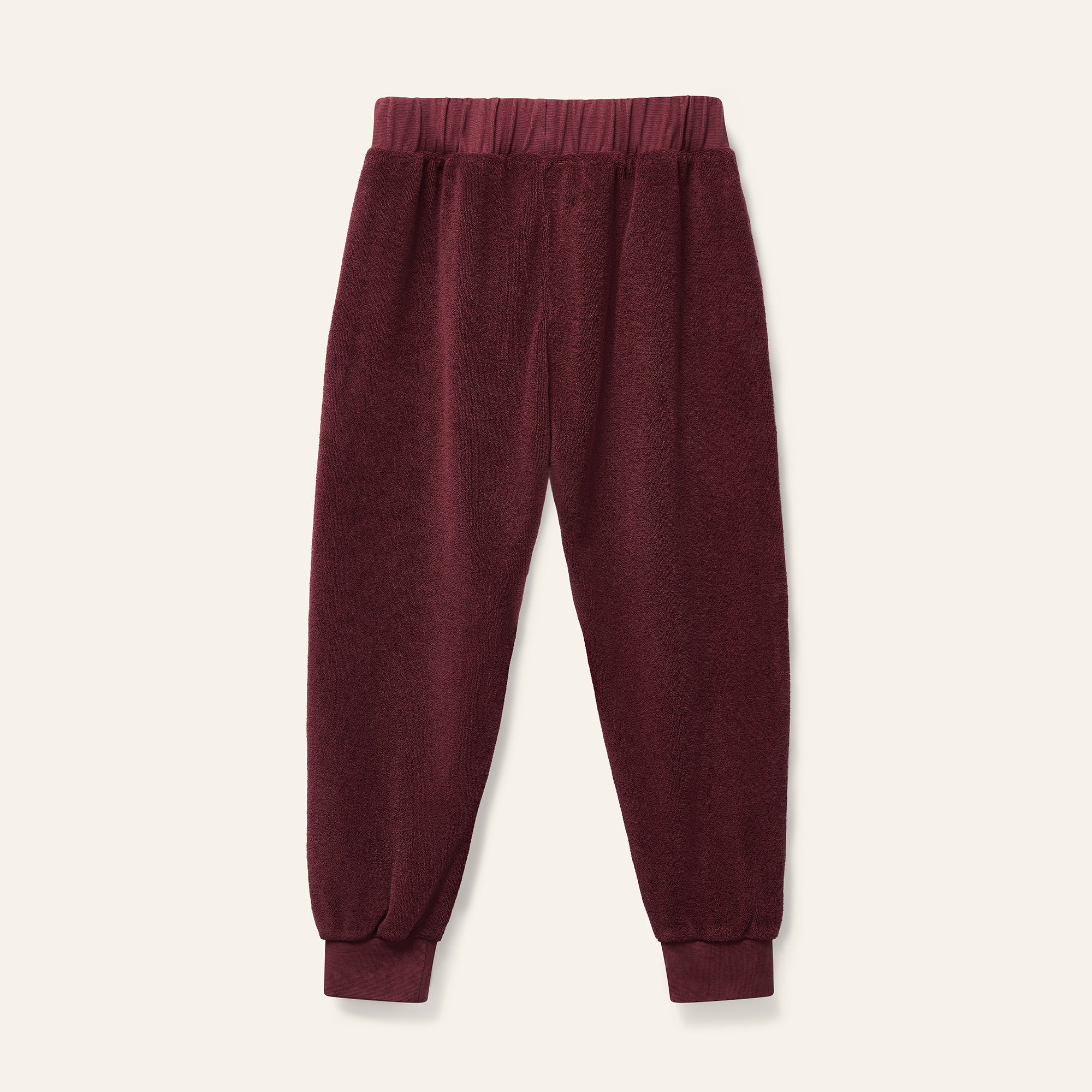 Keel Terry Track Pant - Deepest Red