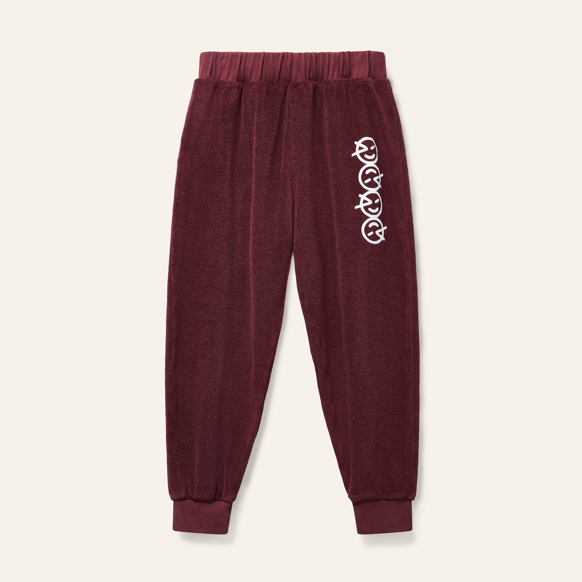 Keel Terry Track Pant - Deepest Red