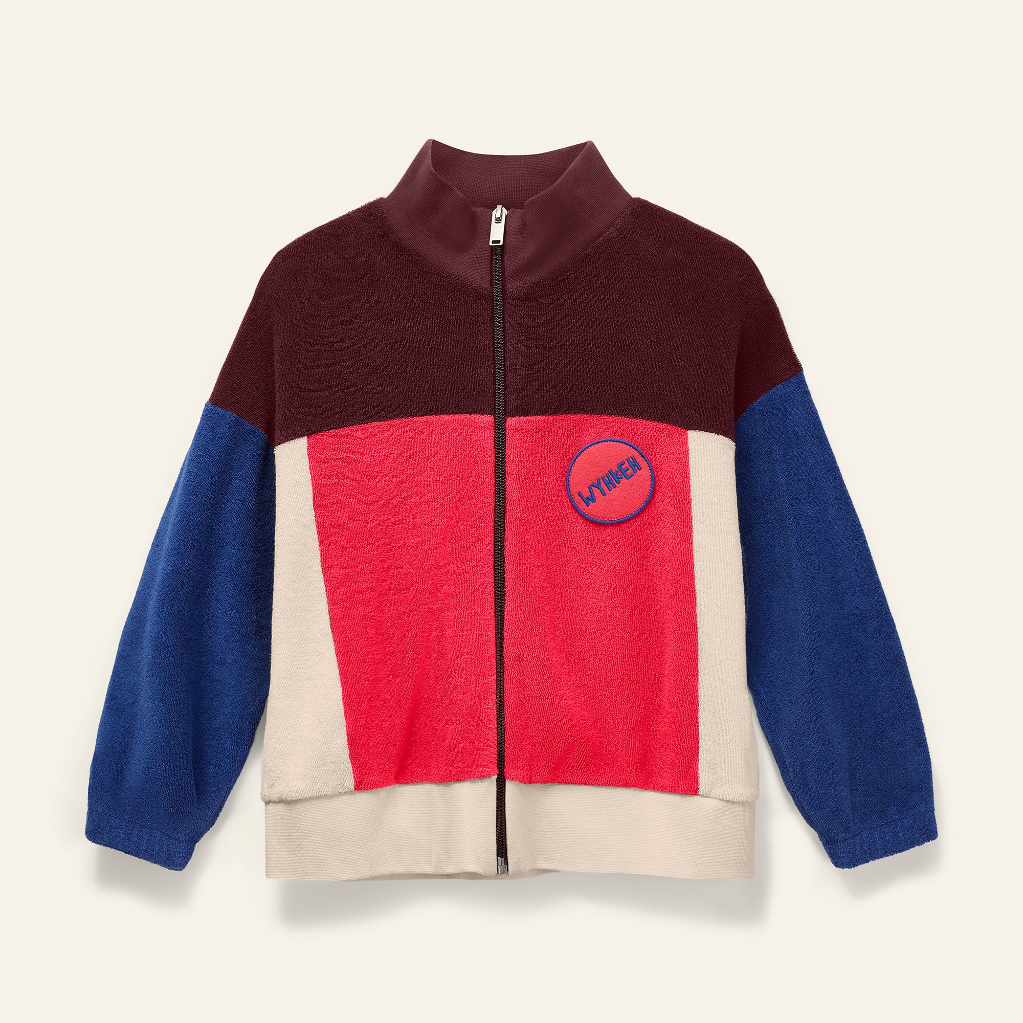 Keel Zip Through - Navy / Sunset Red