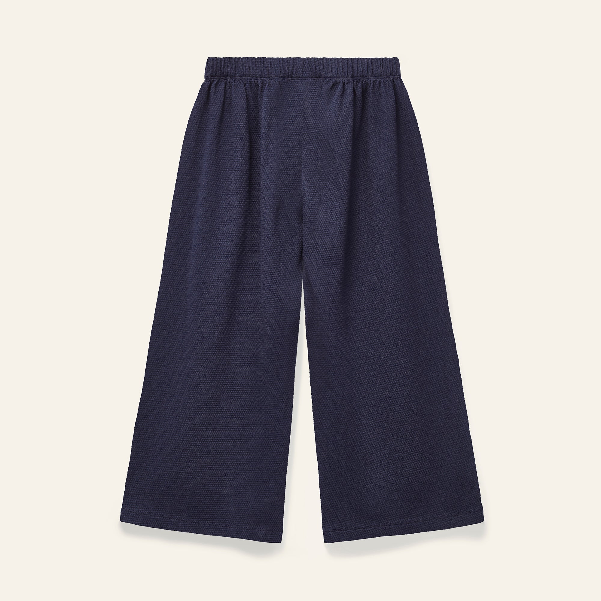 Wide Leg Airy Pant - Navy