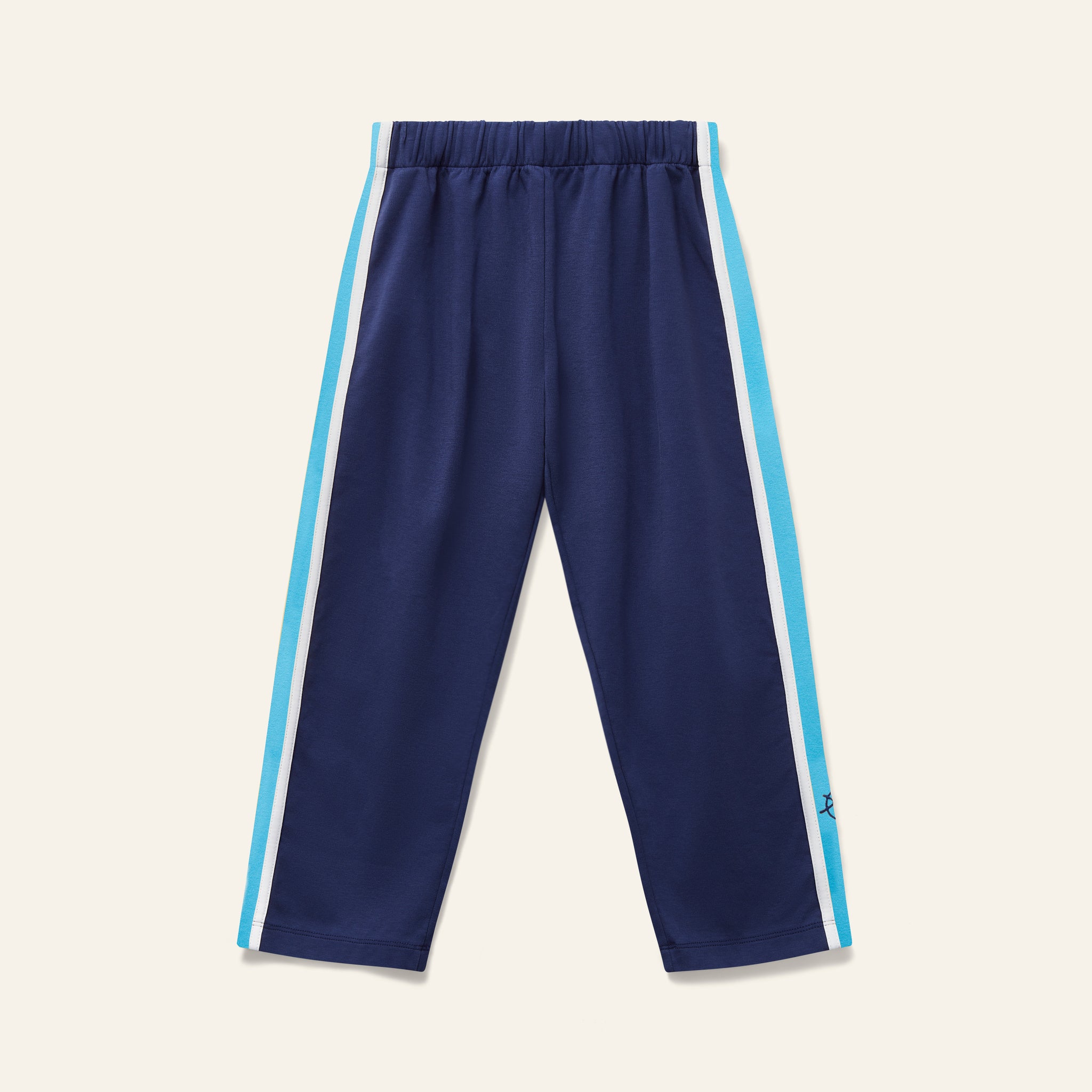 W.K Sweat Pant - Navy / Sky Blue