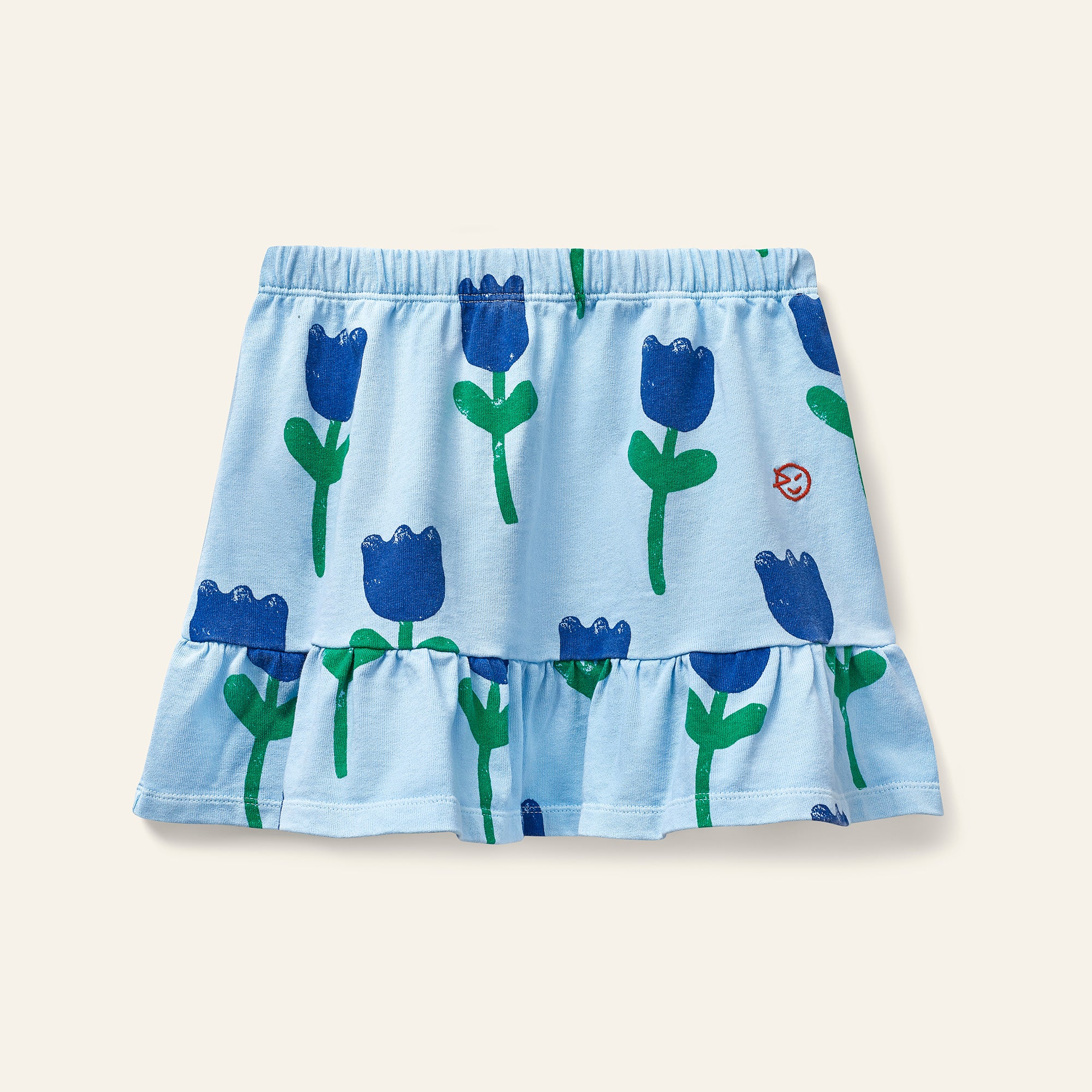 Mini Skirt - Bird Blue