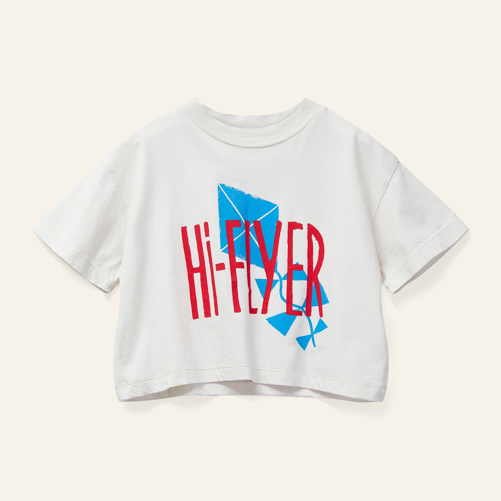 Crop Kite Tee - Hi Flyer Ecru