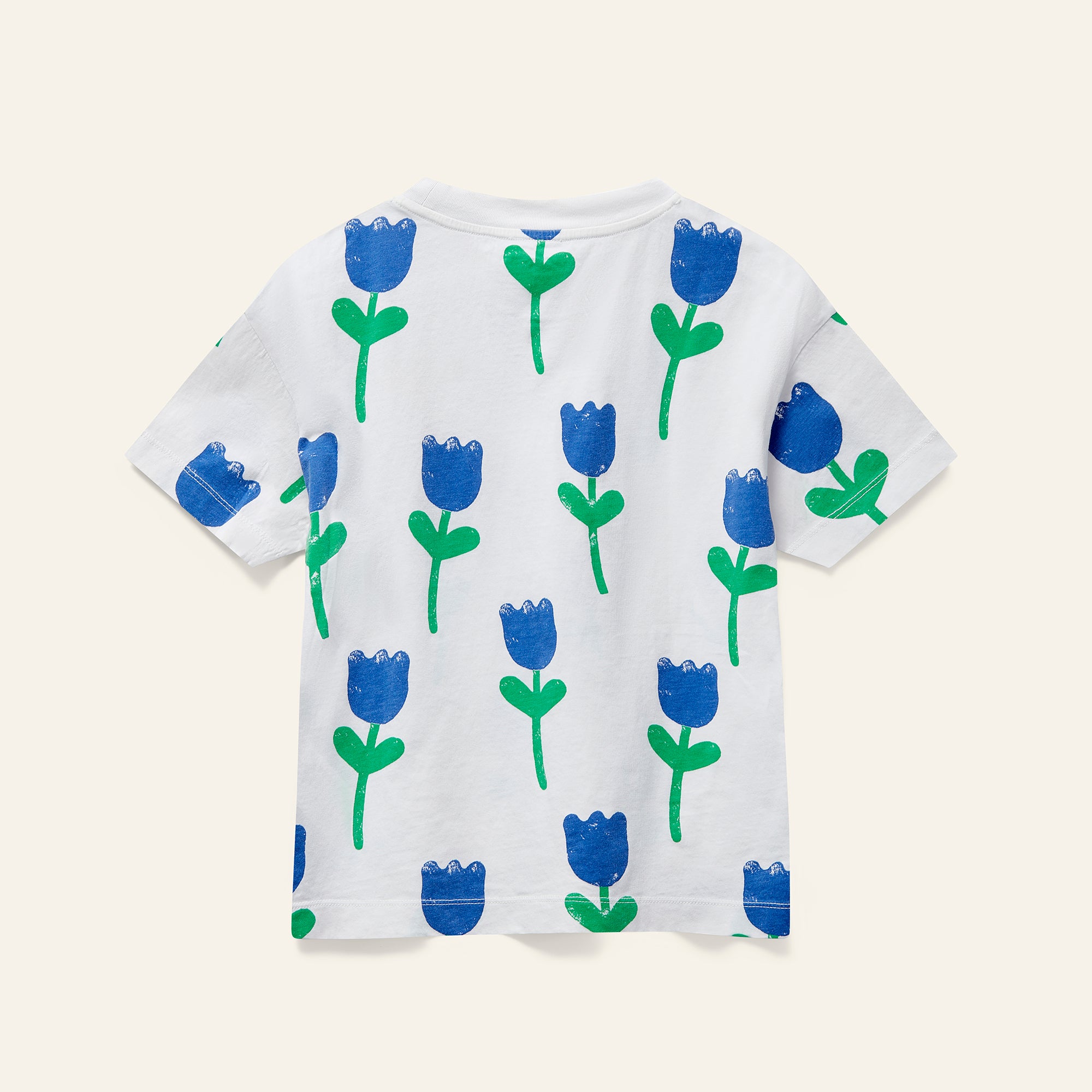 Kite Tee - Ecru Tulips