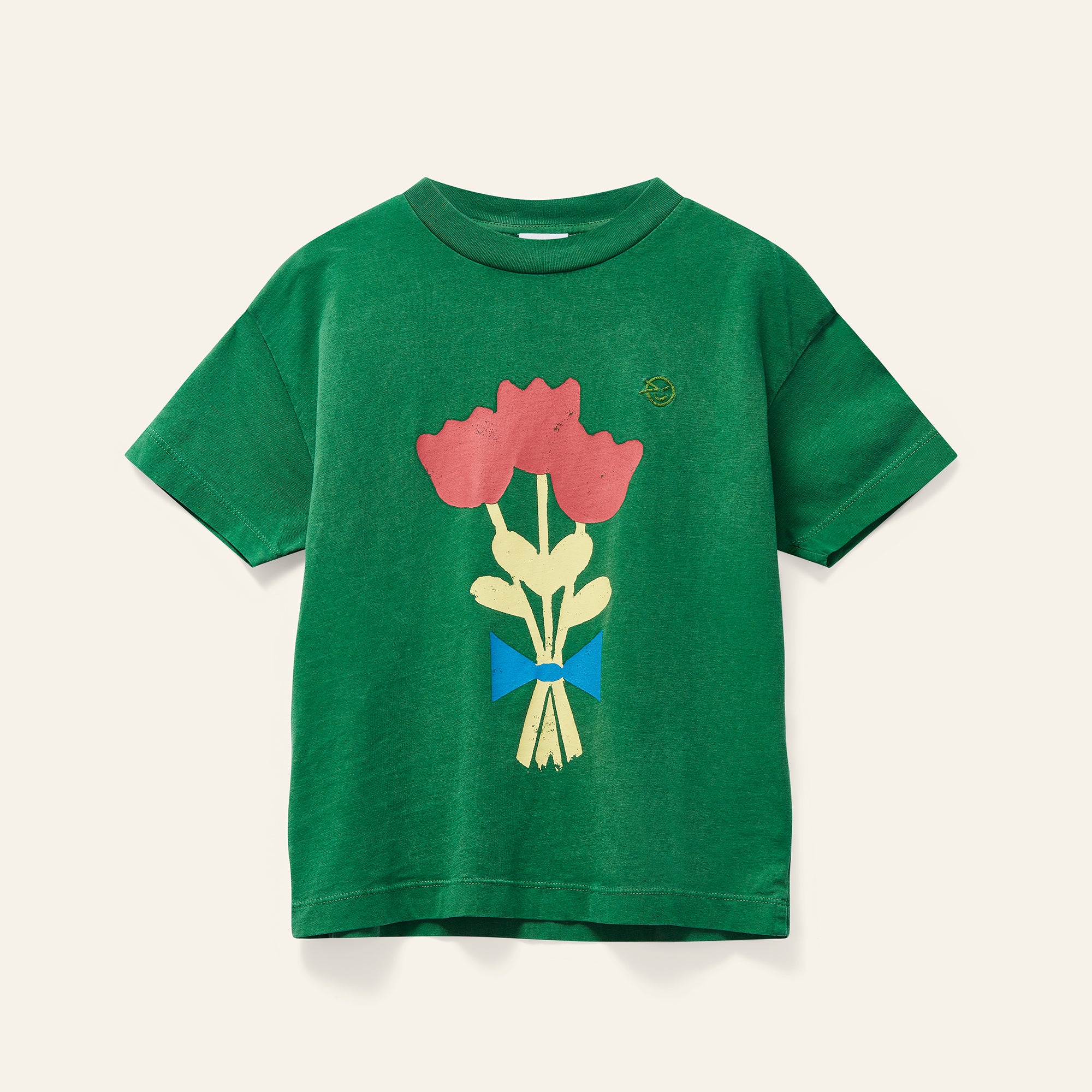 Kite Tee - Fresh Green Tulips