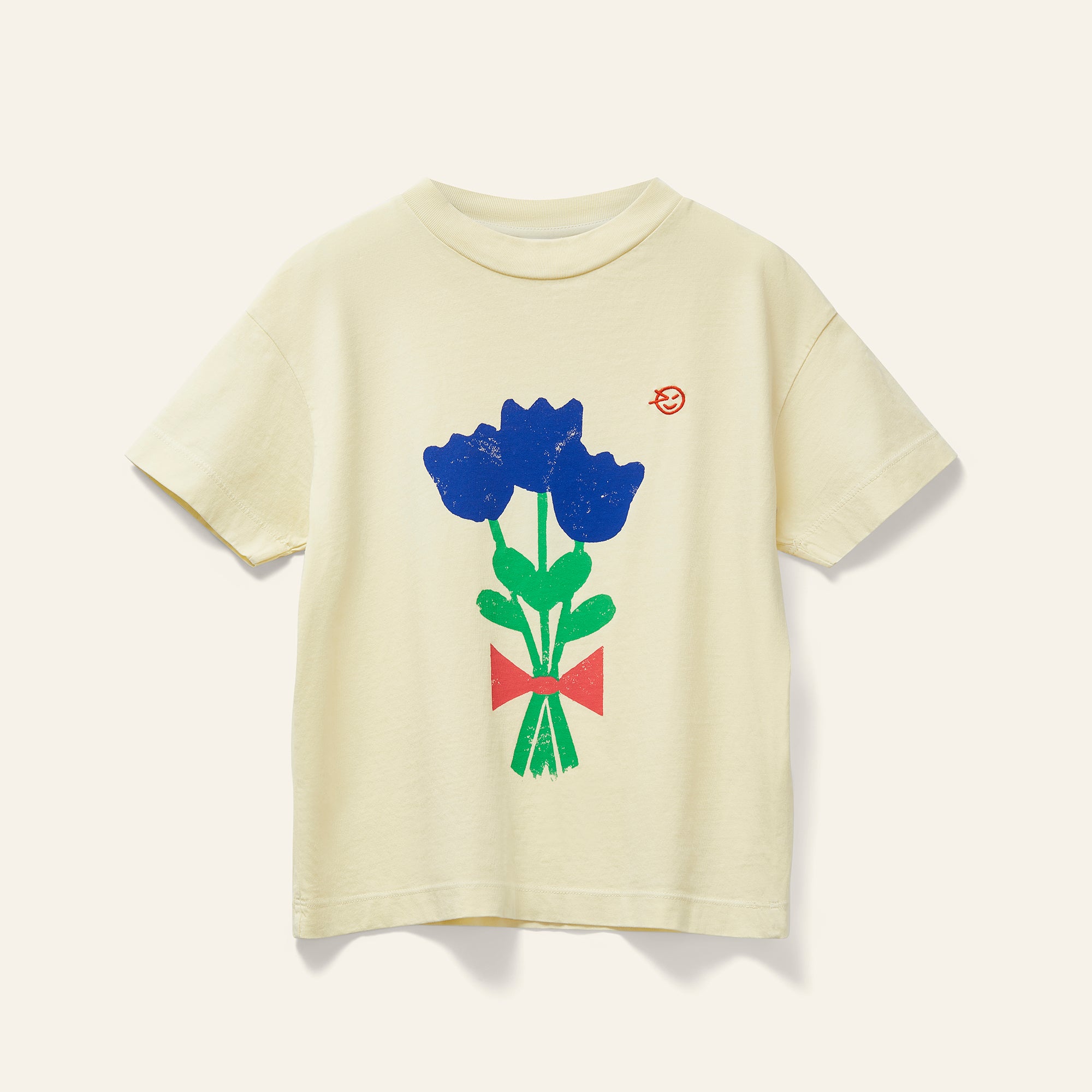 Kite Tee - Pale Lemon Tulips