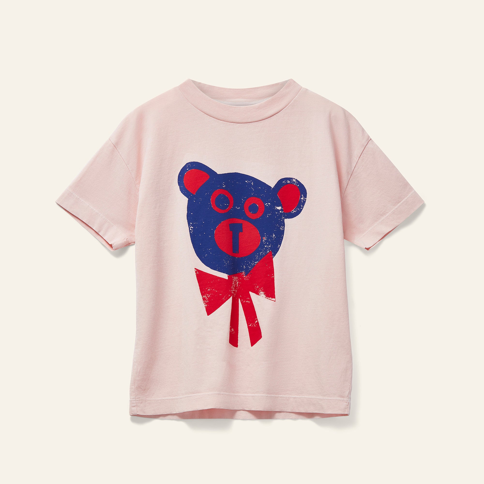 Kite Tee - Pale Pink Bear