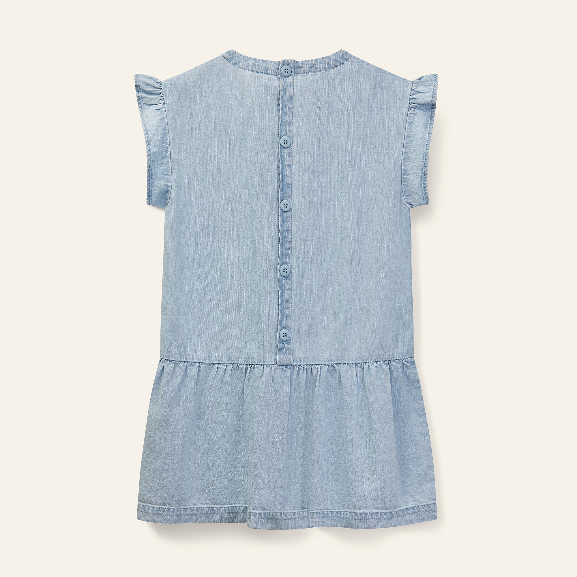 Glider Dress - Pale Bleach Denim