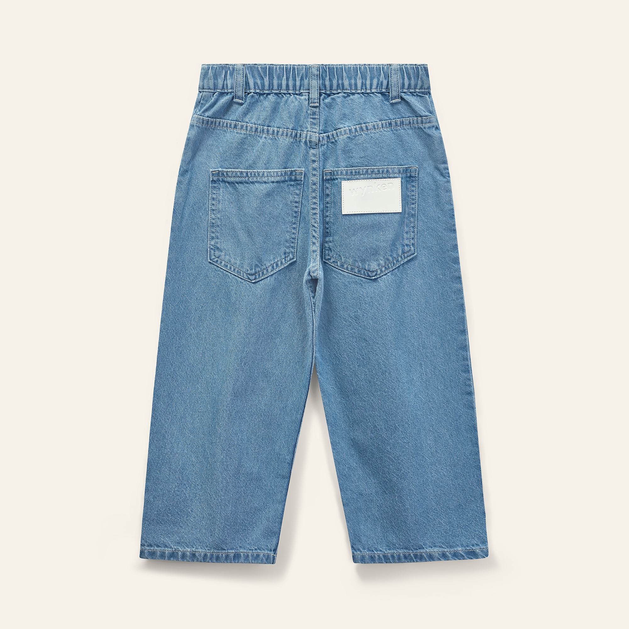 Kite Block Jean - Sky Blue / Sunset Red