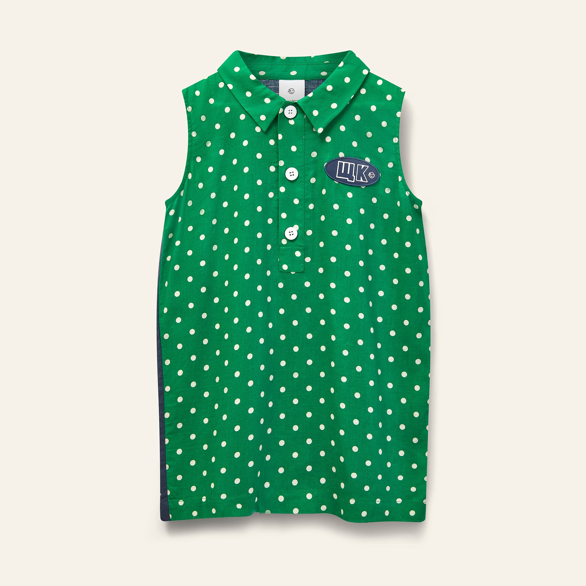 Polka Dress - Fresh Green Polka Dot