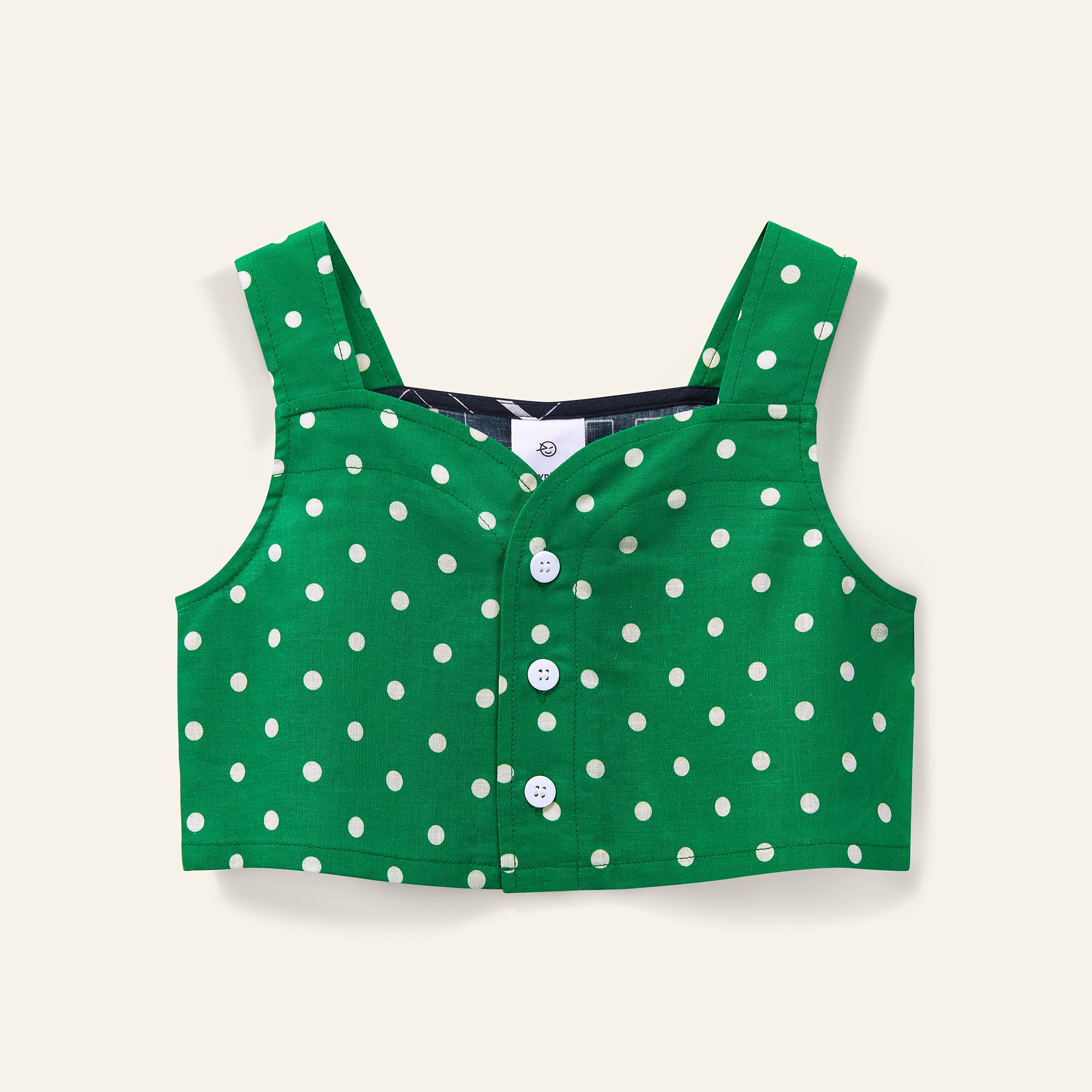 Glider Suntop - Fresh Green Polka Dot