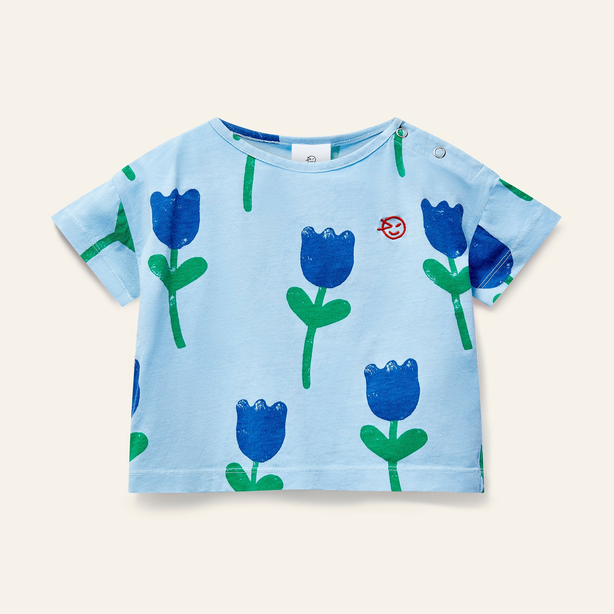 Mini Kite Tee - Bird Blue