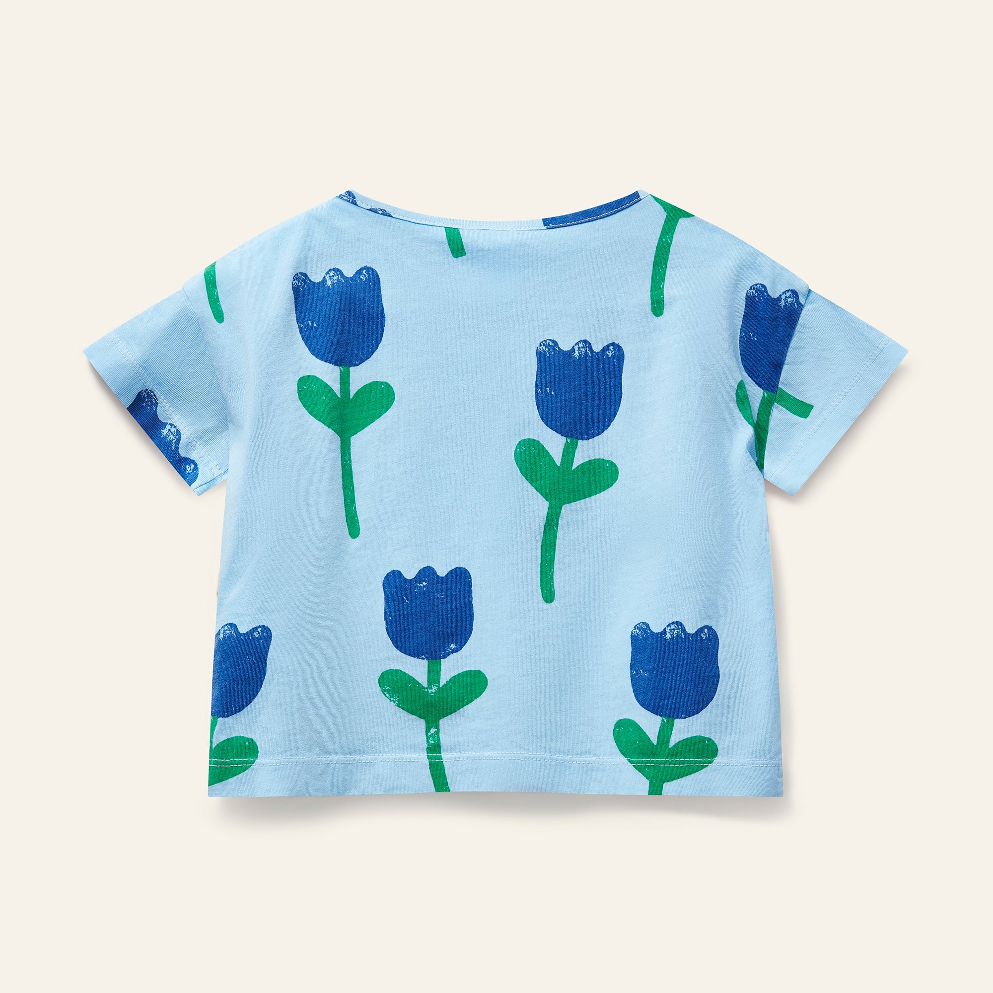 Mini Kite Tee - Bird Blue